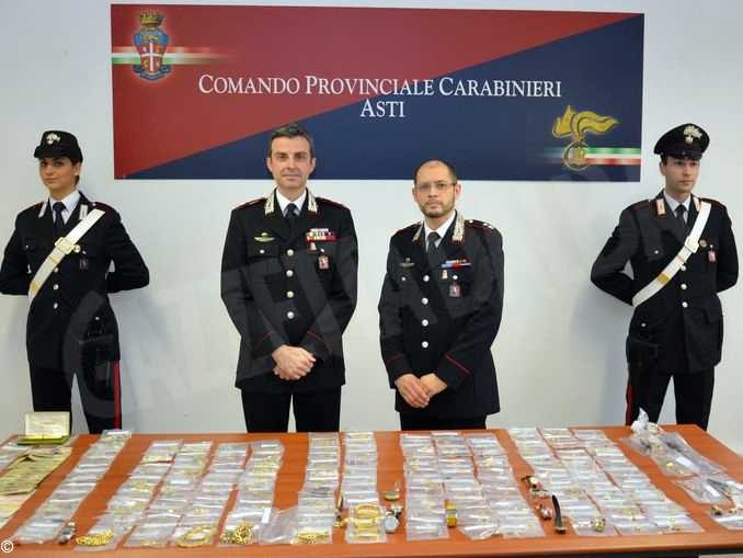 Sequestrati 110mila euro di oro e preziosi a nucleo familiare di etnia sinti di Asti 1