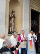 Inaugurata la  statua di don Alberione al santuario della Madonna dei fiori di Bra