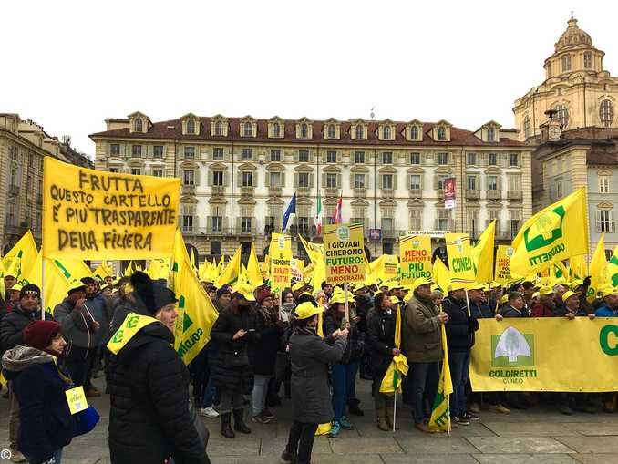 Coldiretti: 4mila agricoltori manifestano a Torino 1