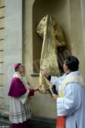 Inaugurata la statua di don Alberione al santuario della Madonna dei fiori di Bra 2