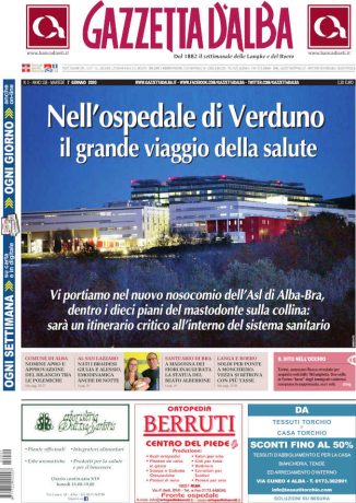 La copertina di Gazzetta d’Alba in edicola martedì 7 gennaio