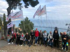 Ciclismo, Diego Rosa sfiora la vittoria al Trofeo Laigueglia: è terzo tra gli applausi del suo fans club (FOTO) 3