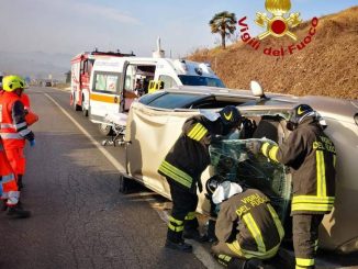 Incidente stradale tra Corneliano e Vezza