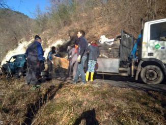 Sinio: irimossi rifiuti abbandonati in regione Borine