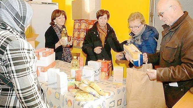 Montà: il gruppo Caritas parrocchiale dà aiuto a quaranta famiglie