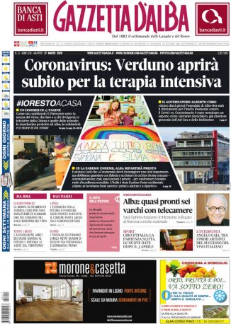 La copertina di Gazzetta d’Alba in edicola martedì 17 marzo