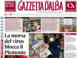 La copertina di Gazzetta d’Alba in edicola martedì 24 marzo