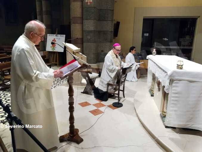 Il messaggio di monsignor Brunetti a giovani e famiglie dal santuario della Moretta 1