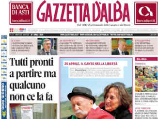 La copertina di Gazzetta d’Alba in edicola martedì 28 aprile