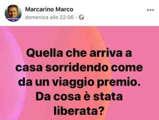 L'assessore Marcarino di nuovo nella bufera per i post su Facebook