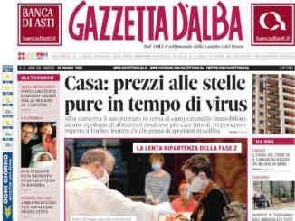 La copertina di Gazzetta d’Alba in edicola martedì 26 maggio