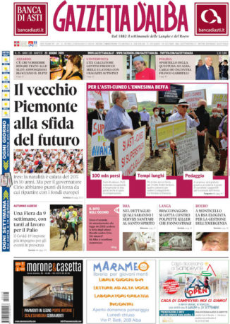 La copertina di Gazzetta d’Alba in edicola martedì 23 giugno