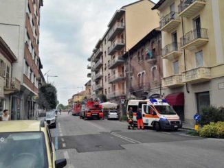 Intervento di Vigili del fuoco e 118 in via Alberione ad Alba