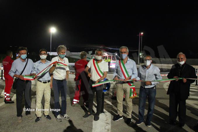 Inaugurata ad Alba la nuova base elisoccorso per atterraggio diurno-notturno con validazione del sistema 118 12