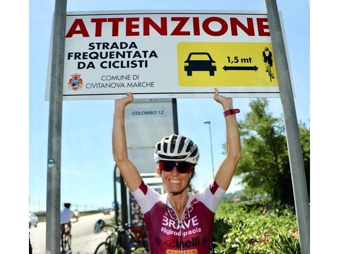 Il giro del Piemonte di Paola Gianotti per la sicurezza dei ciclisti 3