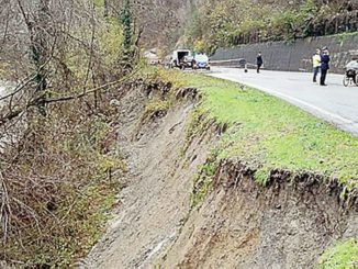 Cantiere da 400mila euro per sistemare la frana verso la Liguria