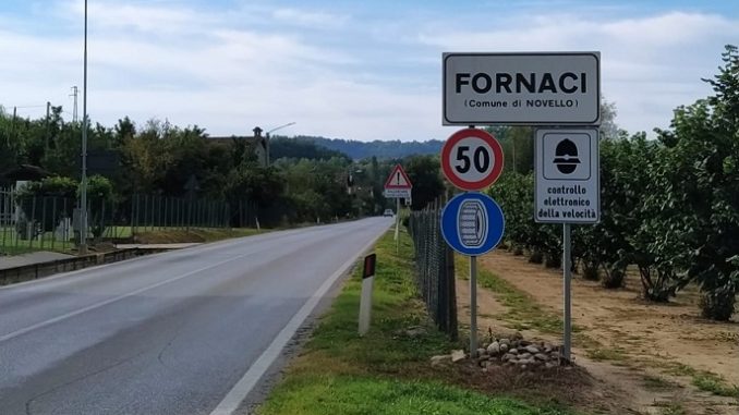 Incidente in località Fornaci a Novello, scontro tra due auto