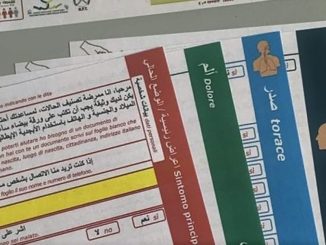 Schede multilingue per stranieri al pronto soccorso
