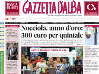 La copertina di Gazzetta d’Alba in edicola martedì 1° settembre