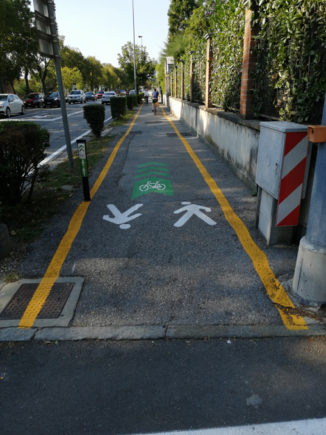 Bra, pista ciclabile del viale Madonna dei Fiori rinnovata e raddoppiata 1