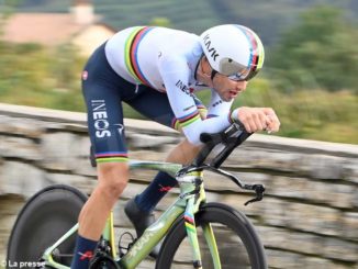 Giro d'Italia: Sobrero undicesimo a cronometro, Almeida consolida il primo posto