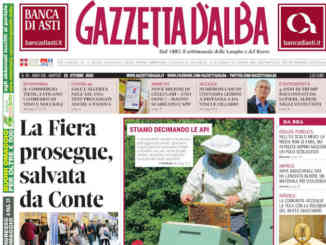 La copertina di Gazzetta d’Alba in edicola martedì 20 ottobre