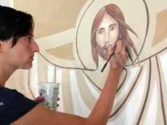 Silvia Allocco tra arte e fede, l’artista braidese che dipinge le chiese 1