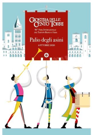 Una serie di cartoline illustrate per il Palio degli asini 2020 4