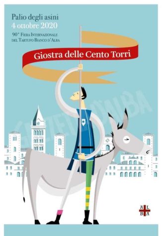 Una serie di cartoline illustrate per il Palio degli asini 2020 3