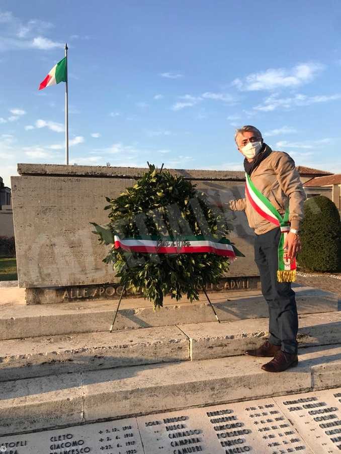 Corone d’alloro per la commemorazione del 4 novembre