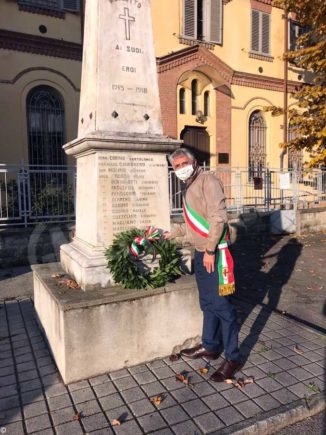 Corone d’alloro per la commemorazione del 4 novembre 2