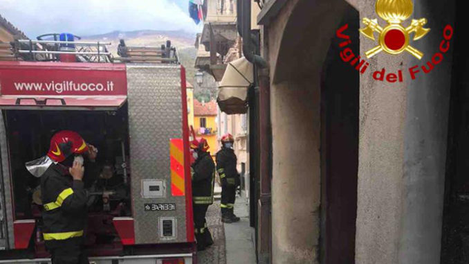 Esplosione per una fuga di gas nel centro di Garessio