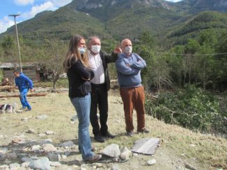 Marello in visita ai comuni alluvionati dell’alta Valle Tanaro: «Abbiamo il dovere di aiutarli».