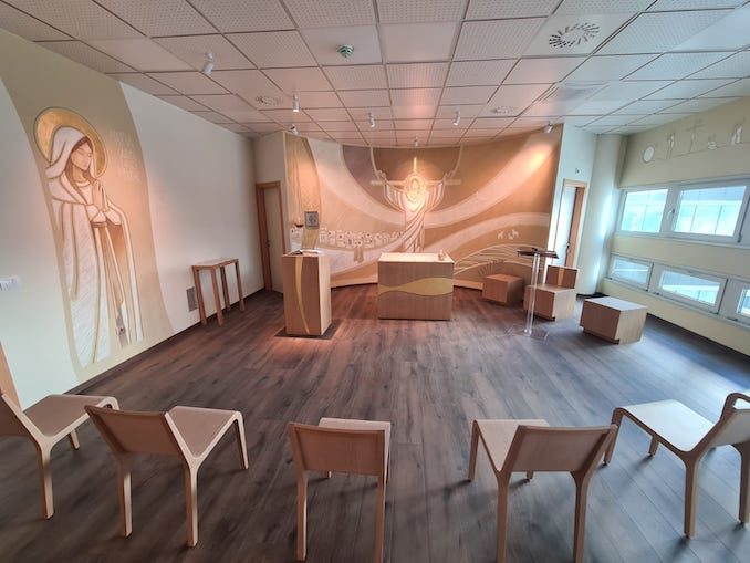 Completata la chiesa del nuovo ospedale di Verduno