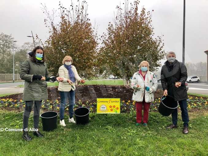 Messer tulipano di Pralormo dona tremila nuovi bulbi per le aiuole di Alba