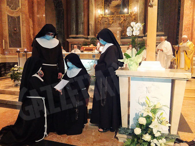 Il "SI" di suor Agnese proclamato oggi al Santuario della Madonna dei Firori di Bra