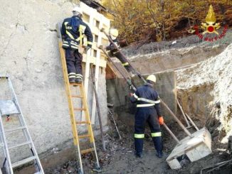 I Vigili del fuoco mettono in sicurezza la chiesa di San Pancrazio 1