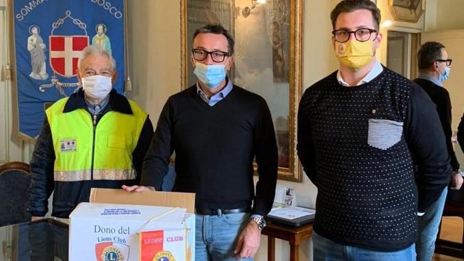 Un aiuto al volontariato: il Lions club Bra Host dona 200 mascherine alla Protezione ci Csv Società solidale