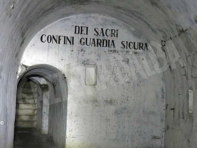 Sulle montagne della Granda  segni di guerra