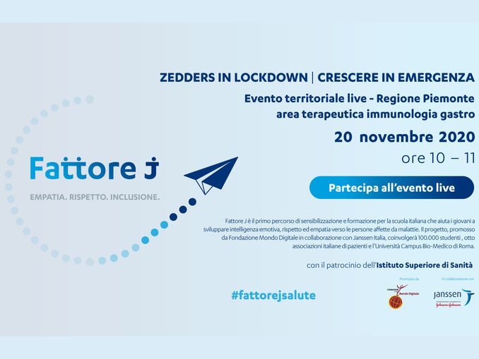 Empatia, rispetto e inclusione: domani la conferenza del progetto Fattore J