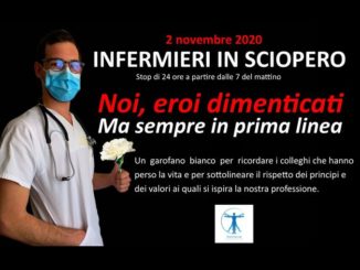 Protesta degli infermieri Nursing up. In Piemonte servono 3.500 assunzioni