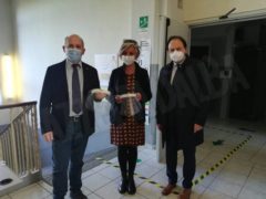 Il Rotary club di Alba per le scuole: donate oltre 200 visiere 3