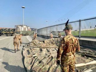 Punto medico allestito allo stadio della Juventus per i test rapidi 2