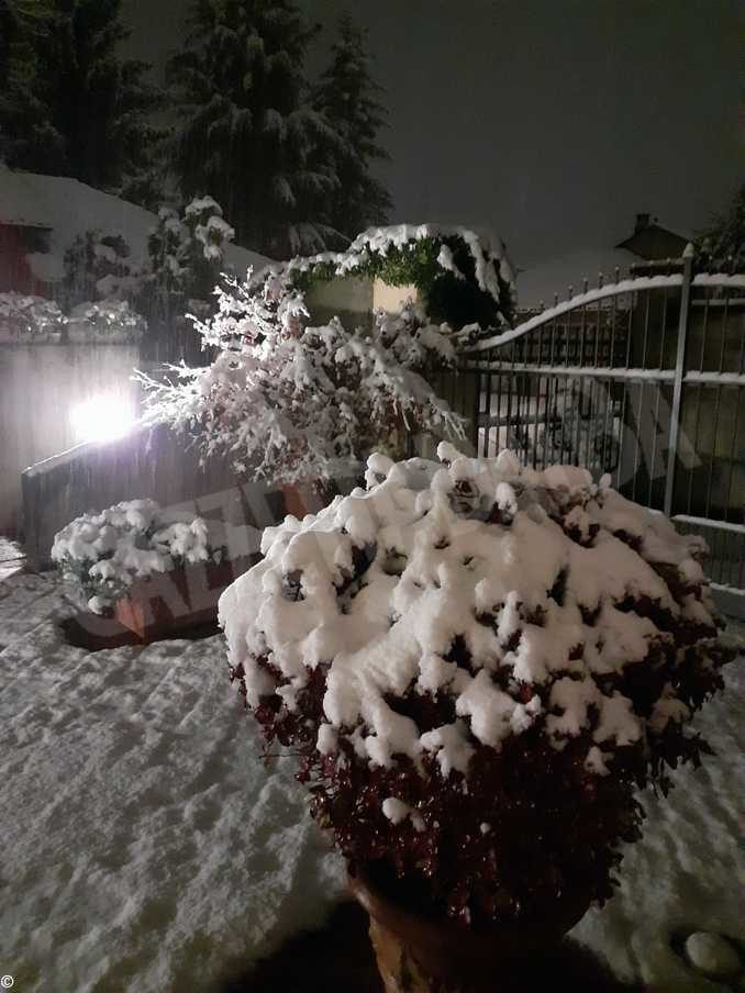 Le foto della prima nevicata stagionale 8