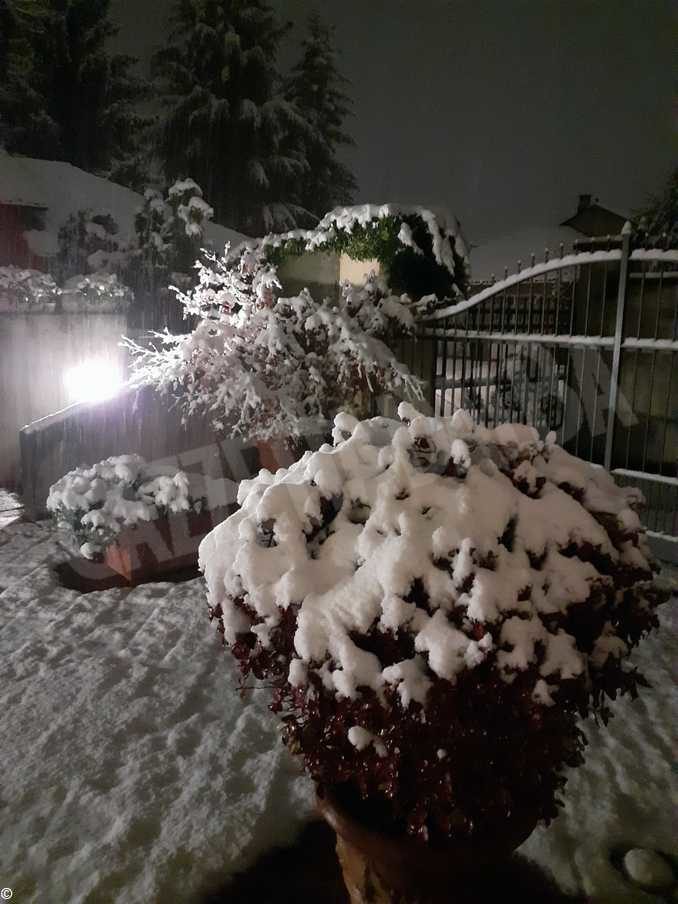 Le foto della prima nevicata stagionale 8