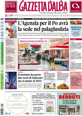 La copertina di Gazzetta d’Alba in edicola martedì 15 dicembre