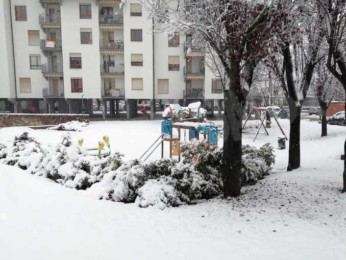 Le foto della prima nevicata stagionale 6