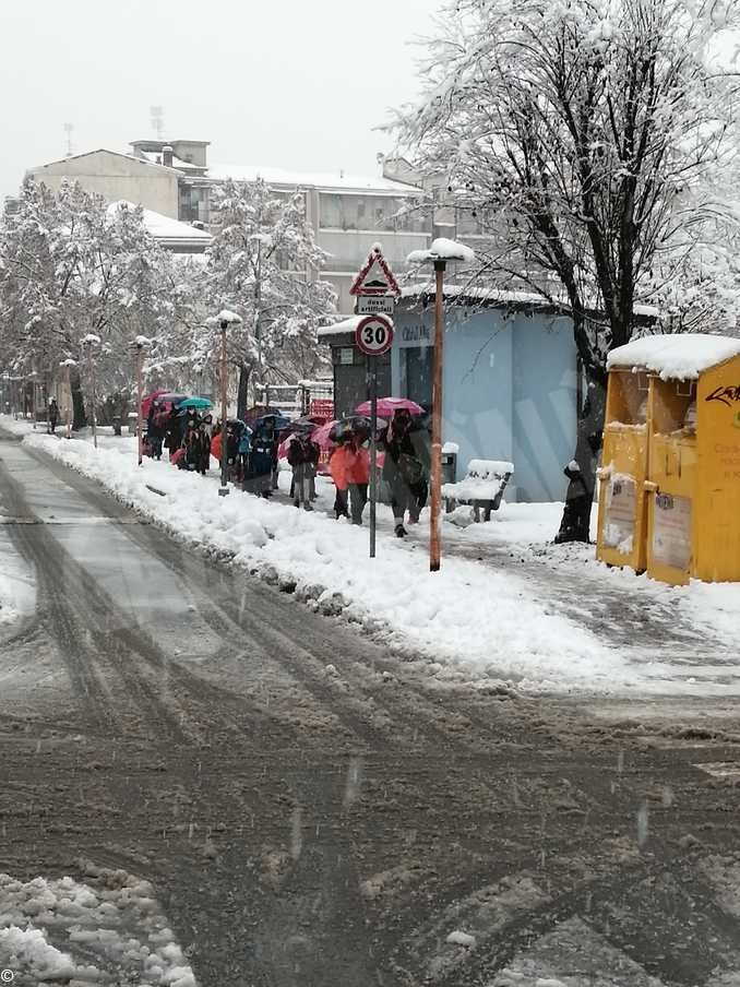 Le foto della prima nevicata stagionale 7