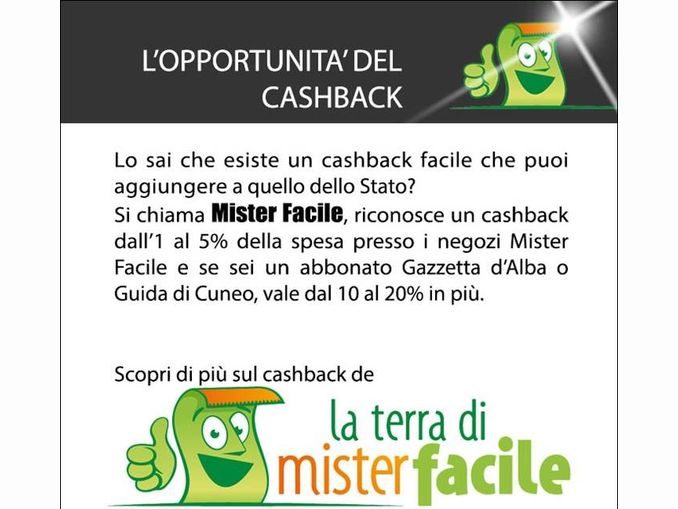 Caccia al cashback. Statale o locale? Meglio entrambi