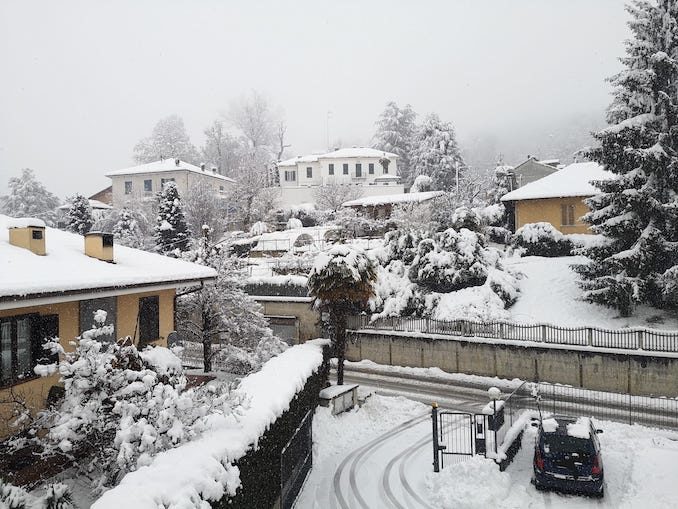 Le fotografie della prima neve del 2021 17